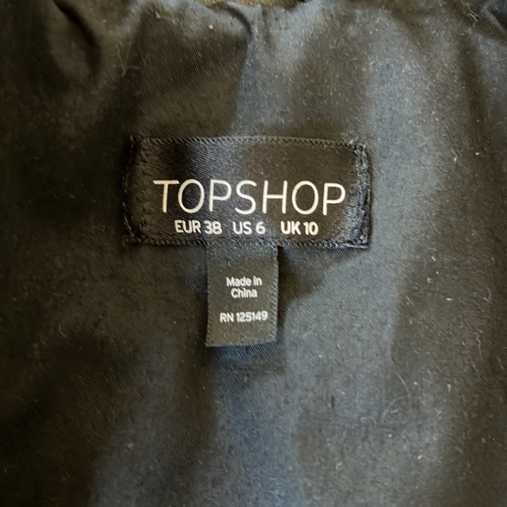 Topshop Vegan Leather Jacket View 4